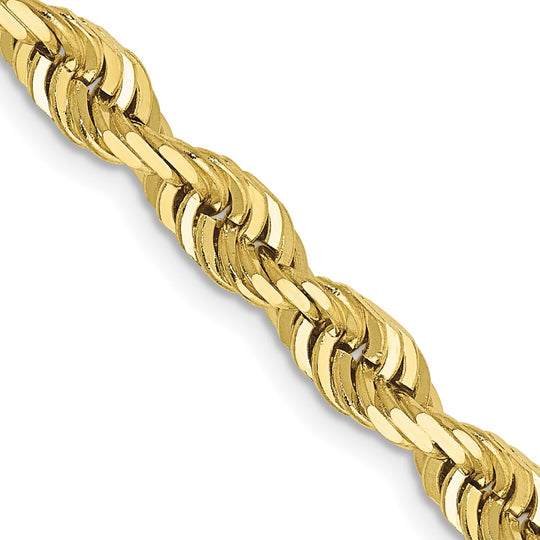 Cadena Trenzada Cuádruple de 5mm en Oro de 10k