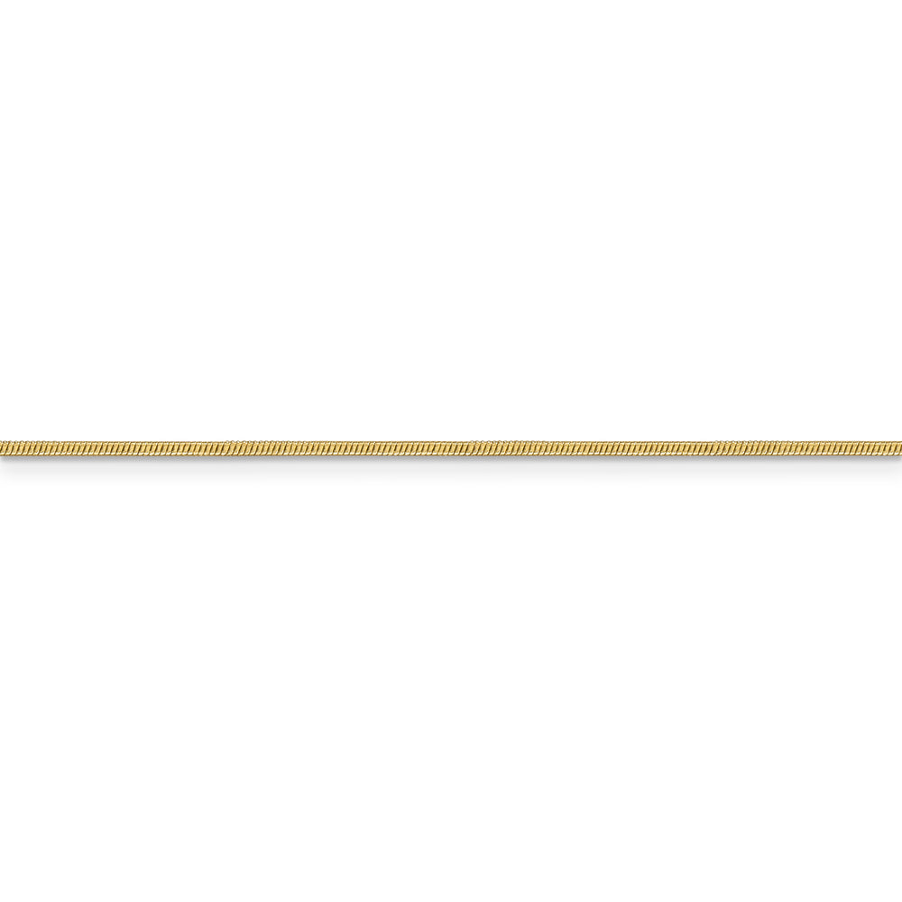 10k 1.1mm round snake chain