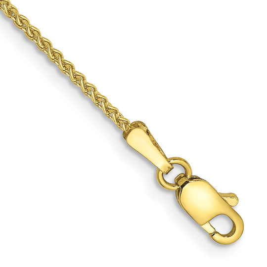 Tobillera de Cadena Spiga de 10K y 1.25 mm