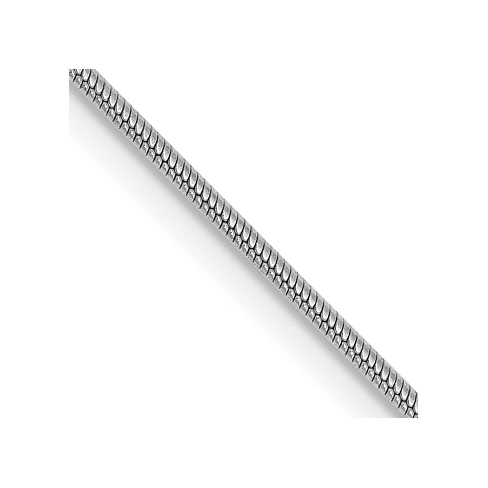 10k WG 0.9mm Round Snake Chain