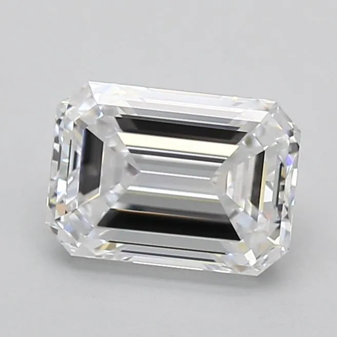 2.00ct Emerald Lab Grown Diamond (Colour D, Clarity IF, GIA Certified)