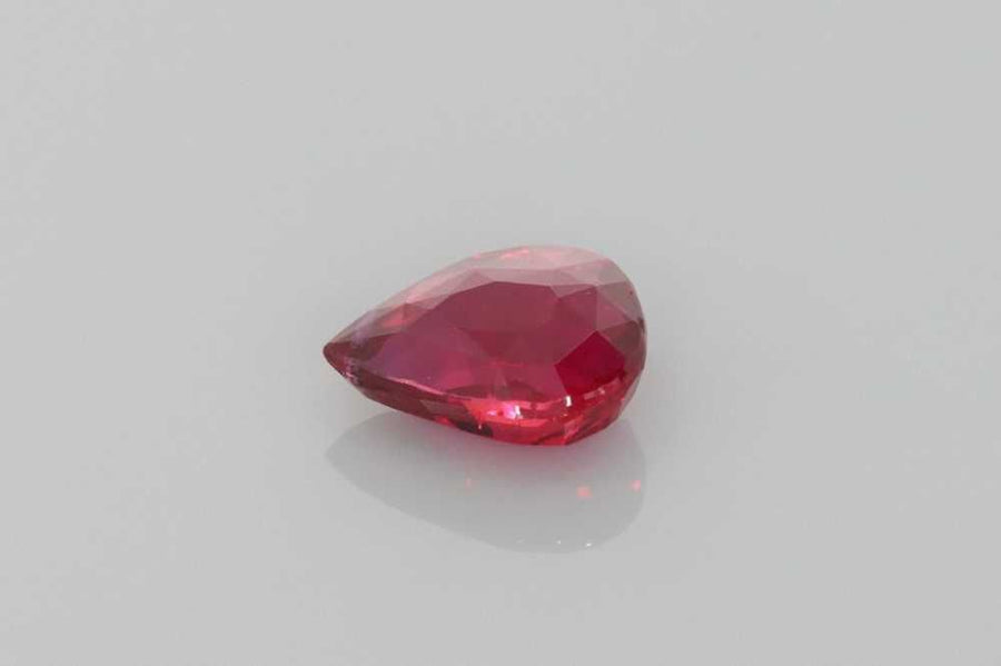 2.01ct Pear Natural Ruby (Colour Red, Clarity Slightly Included, Cut Faceted)