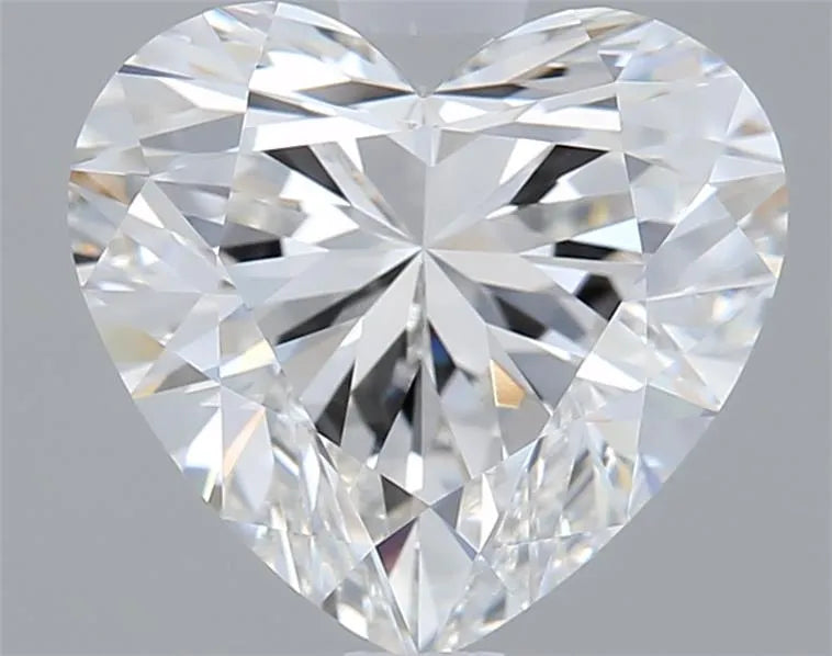 2.05ct Heart Lab Grown Diamond (Colour F, Clarity VVS2, IGI Certified)