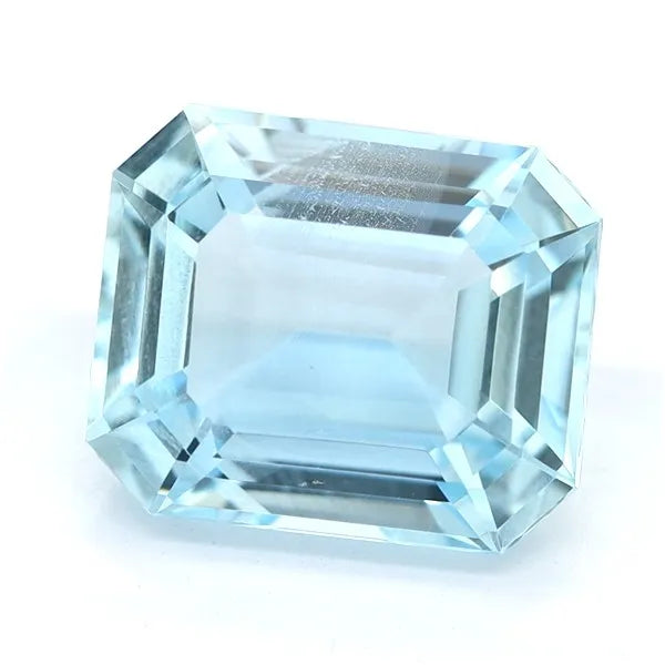 2.21ct Emerald Natural Aquamarine (Colour Blue, Clarity Slightly Included, Cut Faceted)