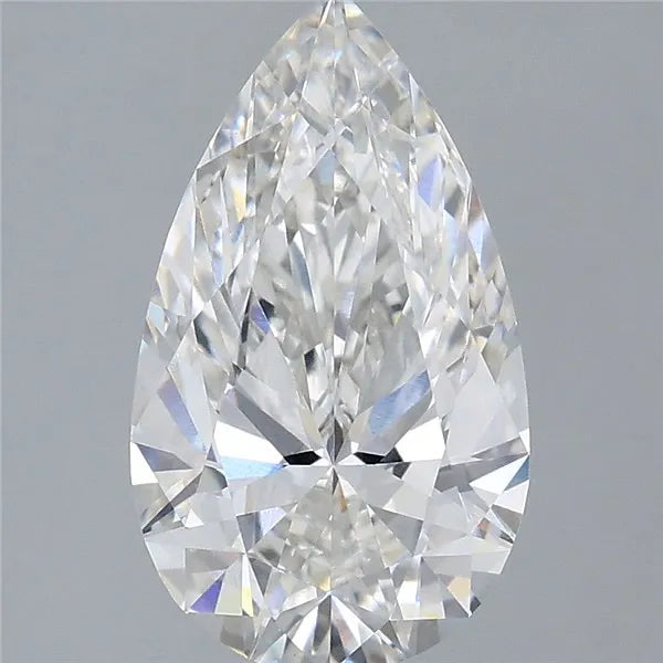2.51ct Pear Lab Grown Diamond (Colour F, Clarity VVS2, IGI Certified)