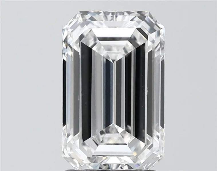 2.53ct Emerald Lab Grown Diamond (Colour D, Clarity VVS2, IGI Certified)