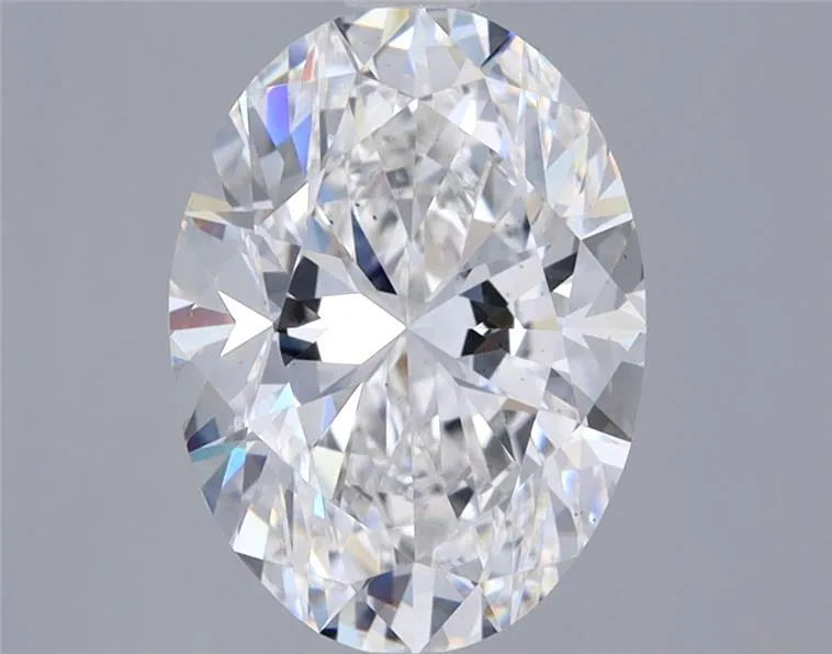 2.57ct Oval Lab Grown Diamond (Colour E, Clarity VS2, IGI Certified)