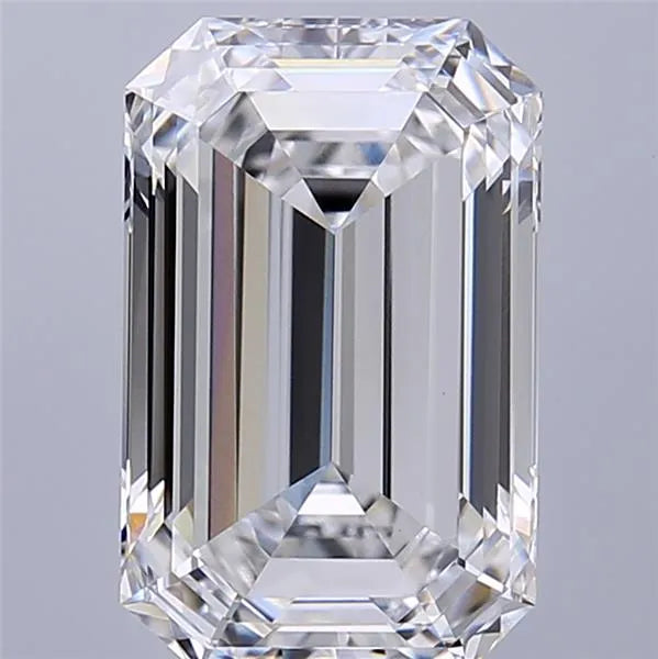 2.74ct Emerald Lab Grown Diamond (Colour D, Clarity VVS2, IGI Certified)