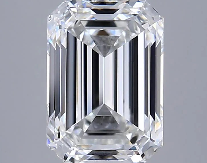 2.95ct Emerald Lab Grown Diamond (Colour F, Clarity VVS2, GIA Certified)