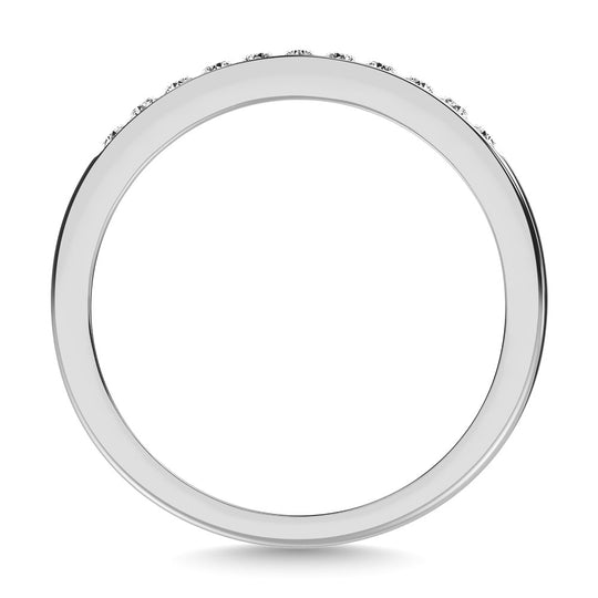 10K White Gold 1/4 ct. Diamond Anniversary Band