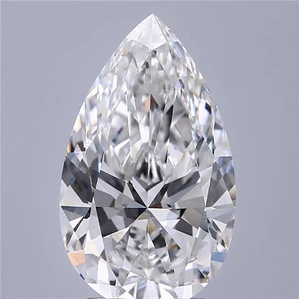 3.02ct Pear Lab Grown Diamond (Colour E, Clarity VVS1, IGI Certified)
