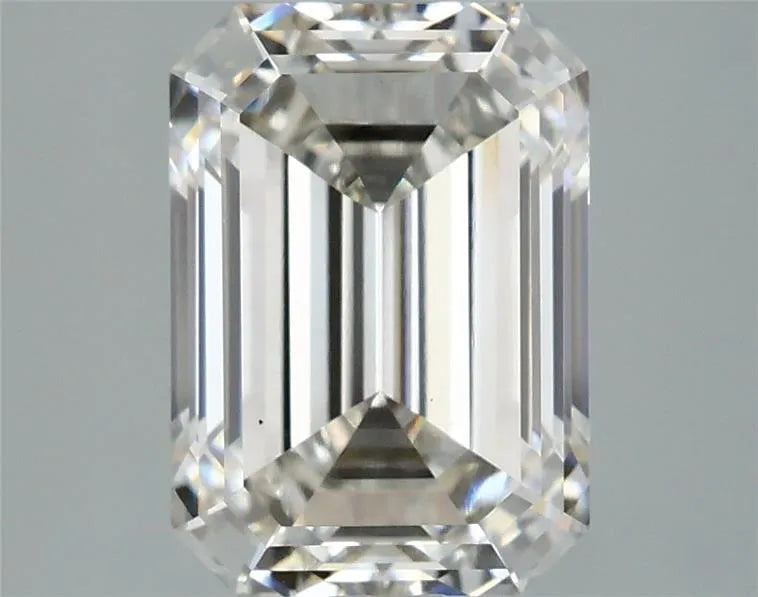 3.06ct Emerald Lab Grown Diamond (Colour H, Clarity VS1, IGI Certified)