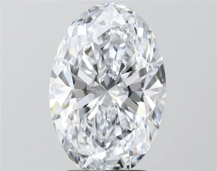 3.08ct Oval Lab Grown Diamond (Colour G, Clarity VVS1, IGI Certified)