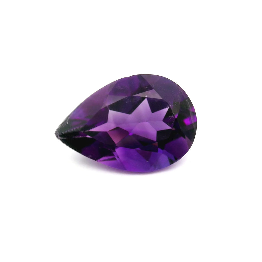3.31ct Pear Natural Amethyst (Colour Purple, Clarity Eye Clean, Cut Faceted)