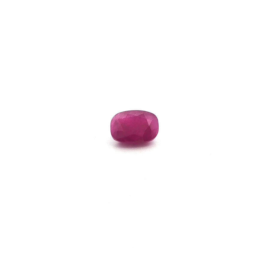 3.32ct Cushion Natural Ruby (Colour Red, Clarity Moderately Included, Cut Faceted)