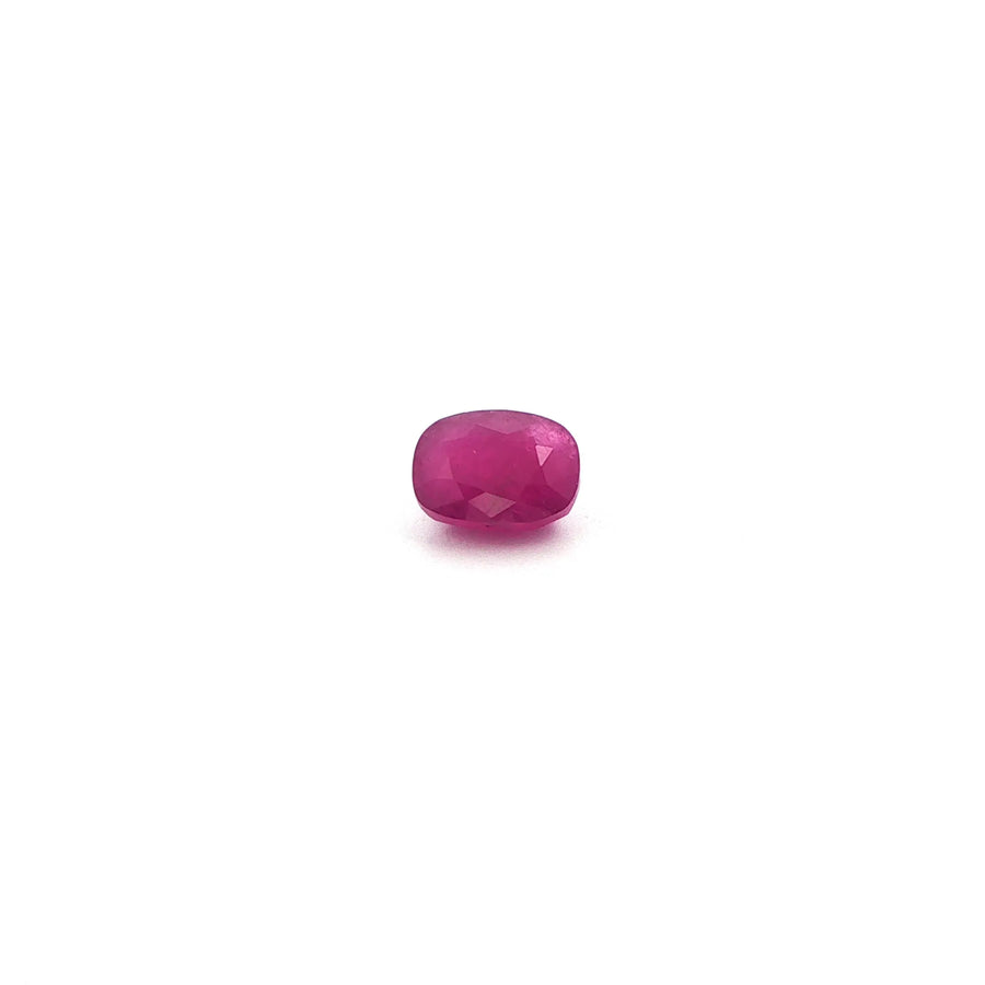 3.34ct Cushion Natural Ruby (Colour Red, Clarity Moderately Included, Cut Faceted)