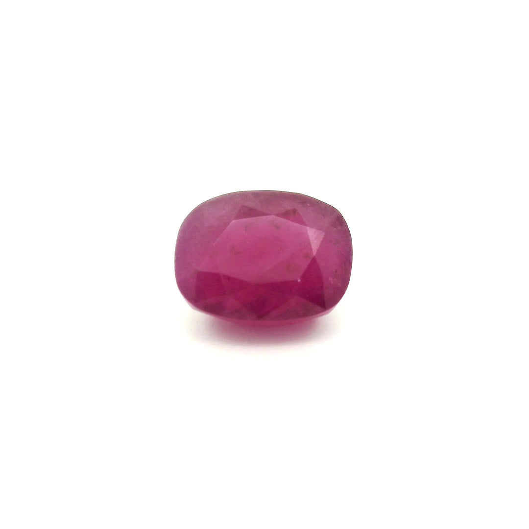 3.51ct Cushion Natural Ruby (Colour Red, Clarity Moderately Included, Cut Faceted)