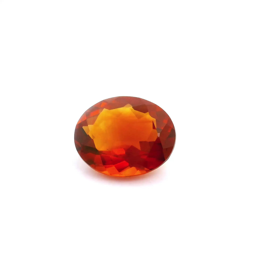 3.82ct Oval Natural Citrine (Colour Orange, Clarity Eye Clean, Cut Faceted)