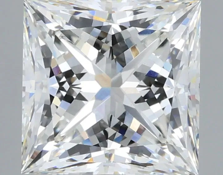 3.86ct Princess Lab Grown Diamond (Colour G, Clarity VVS2, IGI Certified)