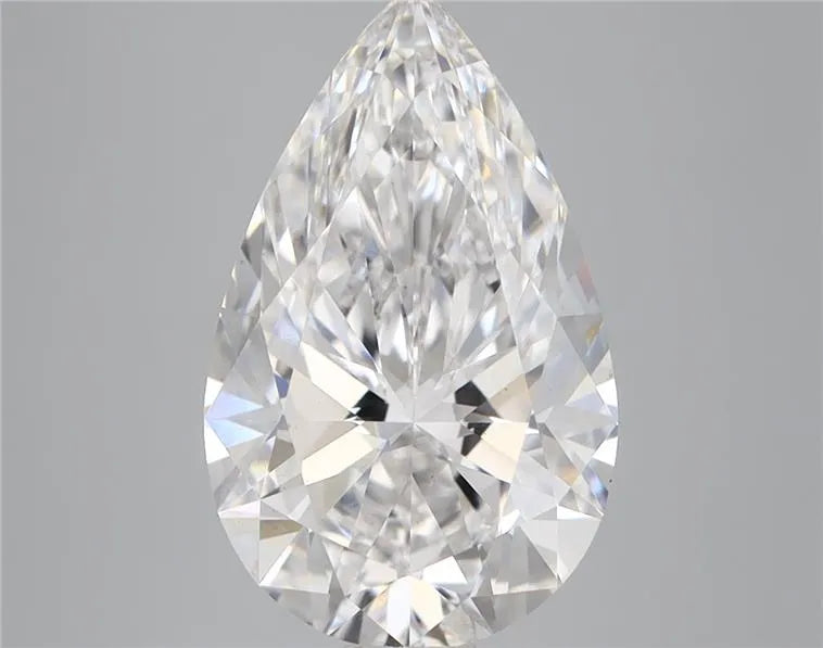 4.02ct Pear Lab Grown Diamond (Colour D, Clarity VS2, IGI Certified)