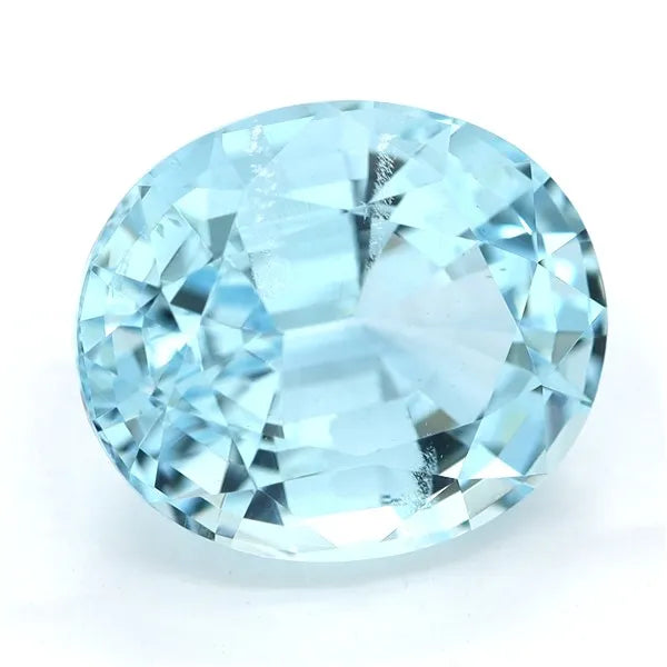 4.23ct Oval Natural Aquamarine (Colour Blue, Clarity Slightly Included, Cut Faceted)