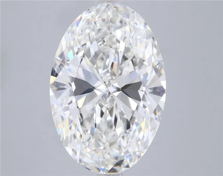 5.00ct Oval Lab Grown Diamond (Colour E, Clarity VS2, IGI Certified)