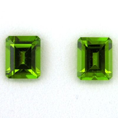 5.01ct Octagonal Natural Peridot (Colour Green, Clarity Eye Clean, Cut Faceted)