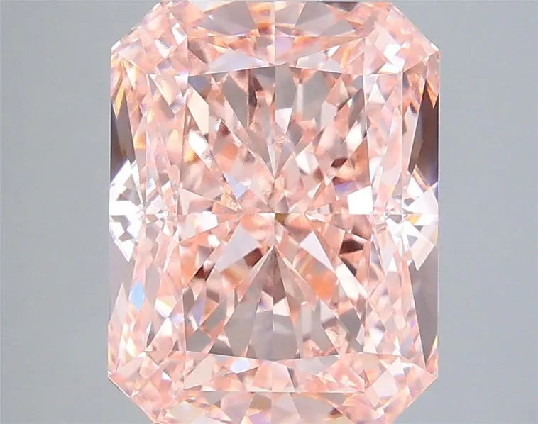 5.05ct Radiant Lab Grown Diamond (Colour Fancy Vivid Pink, Clarity VVS2, IGI Certified)