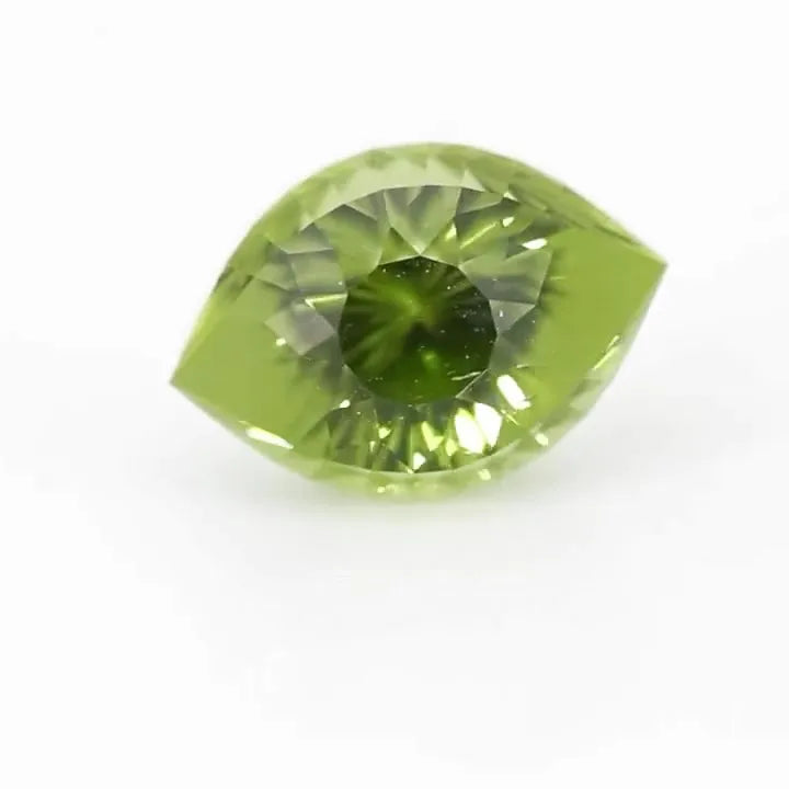 5.09ct Marquise Natural Peridot (Colour Green, Clarity Slightly Included, Cut Faceted)