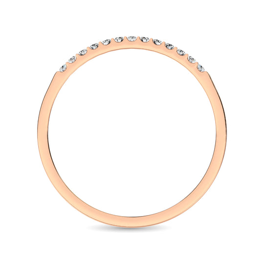 1/3 Ct. Diamond Tw. Women's Machine Cut Band in 14K Rose Gold