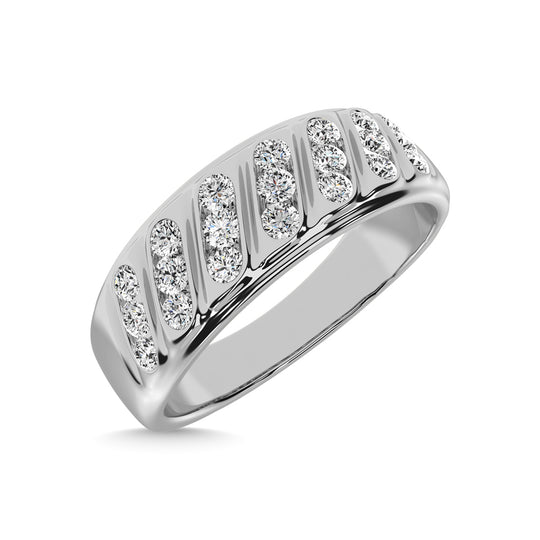 Men's 1/2 ct. Diamond Band in 14k White Gold