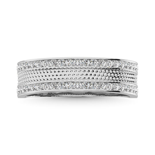 Men's 1/2 ct. Diamond Band in 14k White Gold