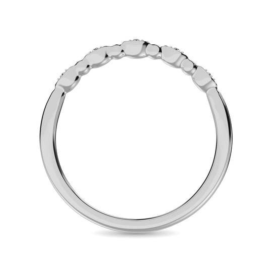 1/50 Ct. Tw. Diamond Stackable Band in 10K White Gold
