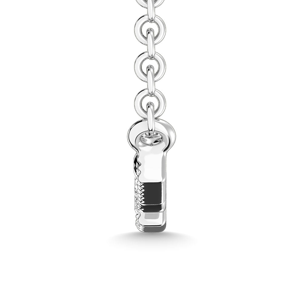 1/10 Ct. Tw. Diamond Fashion Necklace in 10K White Gold
