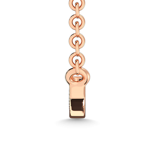 1/10 Ct. Tw. Diamond Fashion Necklace in 10K Rose Gold