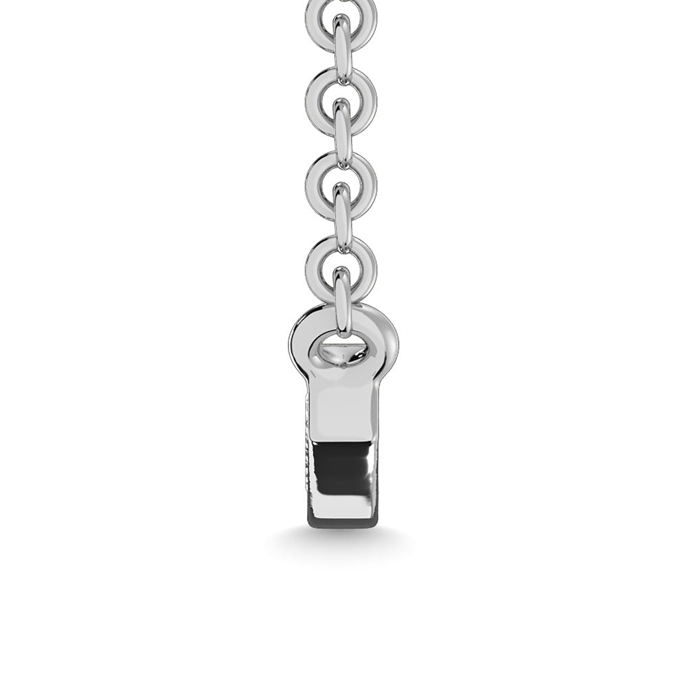 1/10 Ct. Tw. Diamond Fashion Necklace in 10K White Gold