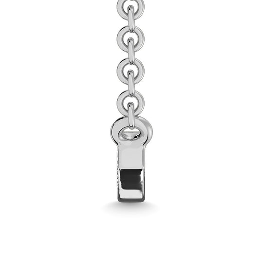 1/10 Ct. Tw. Diamond Fashion Necklace in 10K White Gold