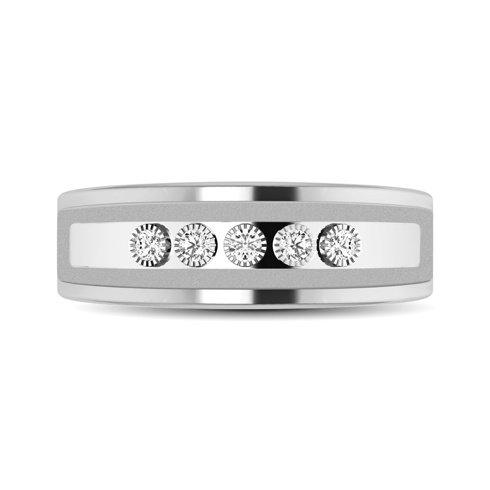 Men's 1/6 ct. 5-Stone Diamond Band