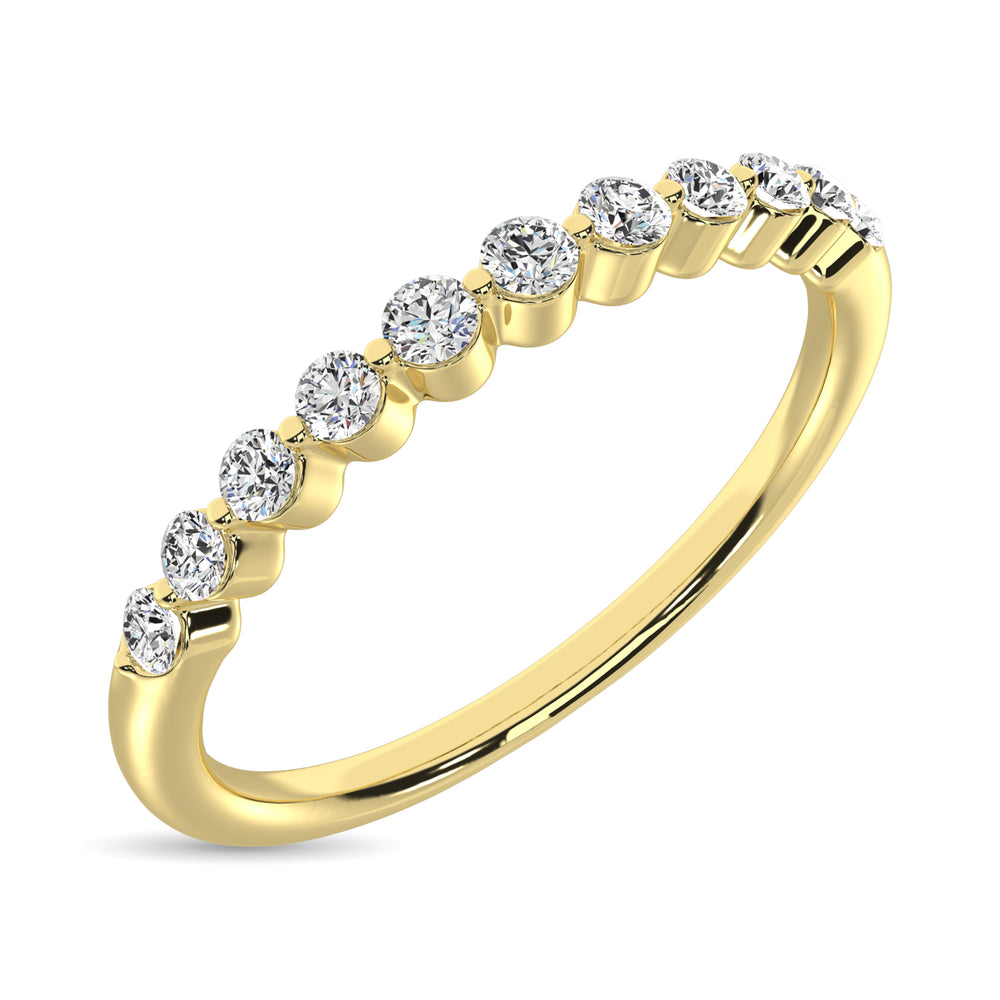 1/4 Ct. Tw. Diamond Anniversary Ring in 14k Yellow Gold