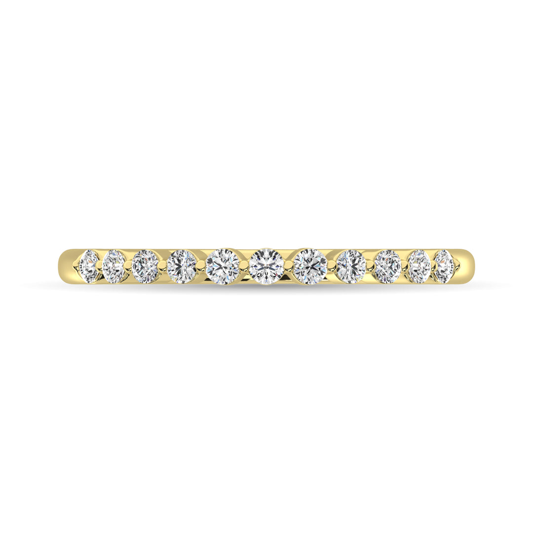 1/4 Ct. Tw. Diamond Anniversary Ring in 14k Yellow Gold