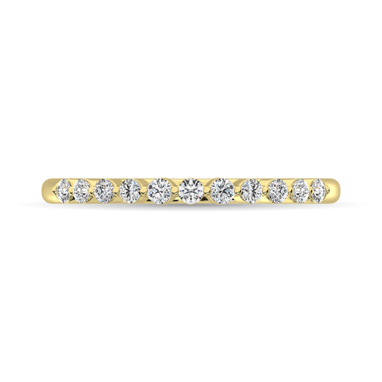 1/4 Ct. Tw. Diamond Anniversary Ring in 14k Yellow Gold
