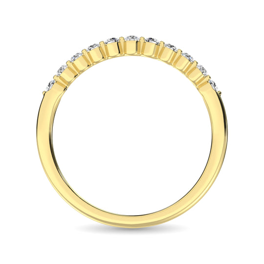 1/4 Ct. Tw. Diamond Anniversary Ring in 14k Yellow Gold