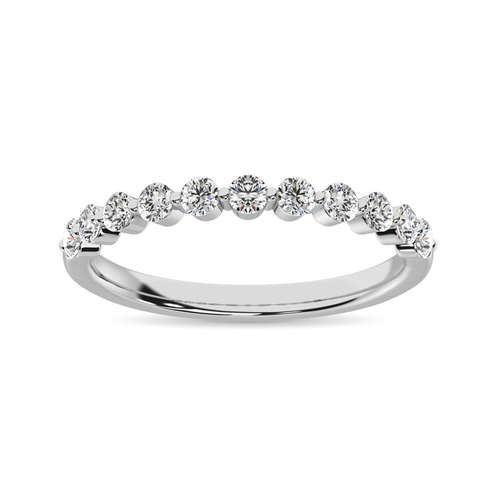 3/4 Ct. Tw. Diamond Stackable Band in 14k White Gold