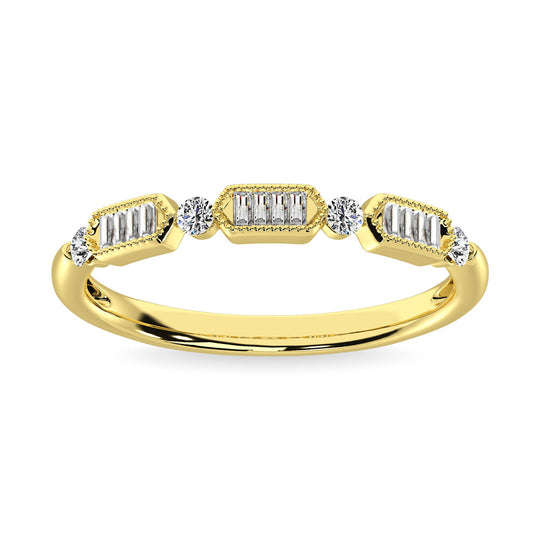 Diamante 1/5 Ct.Tw. Alianza de aniversario