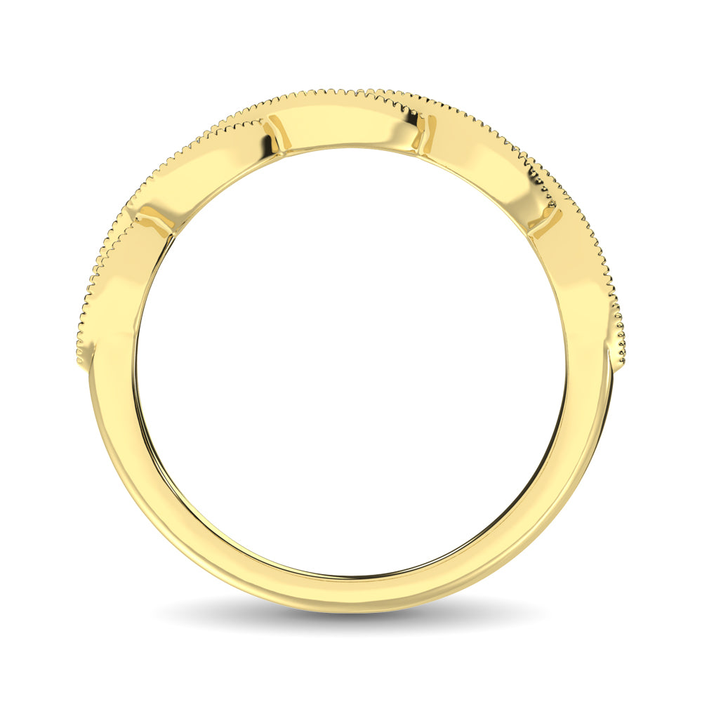 1/5 Ct. Tw. Diamond Stacked Band in 14k Yellow Gold
