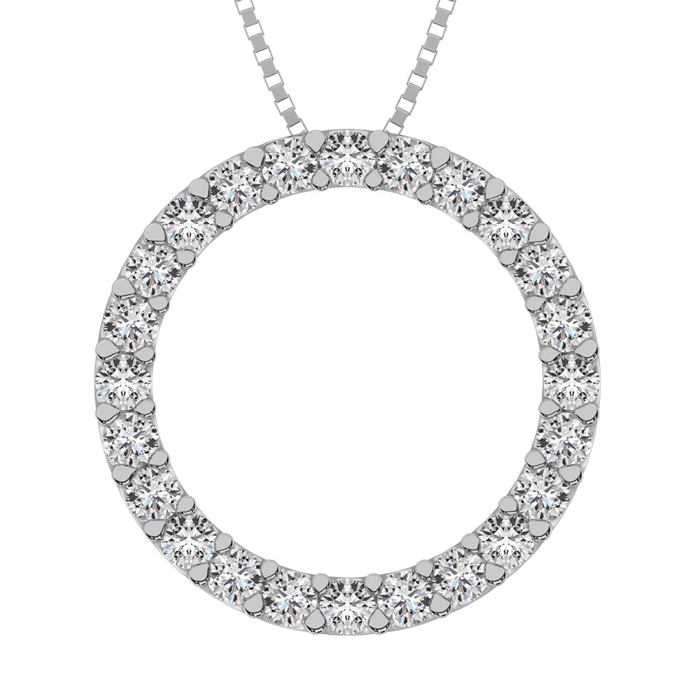 1/2 ct. Round Diamond Pendant