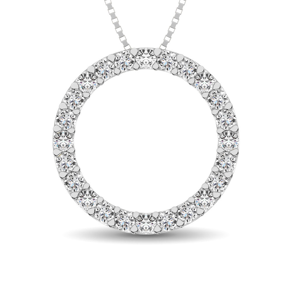 1/2 ct. Round Diamond Pendant