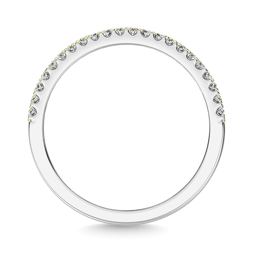 3/8 Ct. Tw. Diamond Fashion Band in 10K Two-Tone Gold