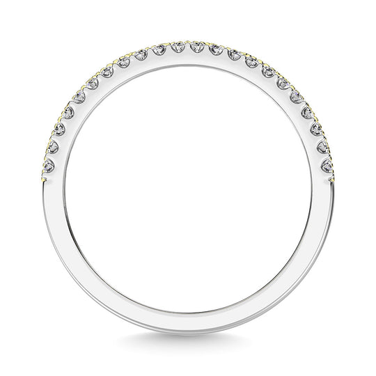 3/8 Ct. Tw. Diamond Fashion Band in 10K Two-Tone Gold