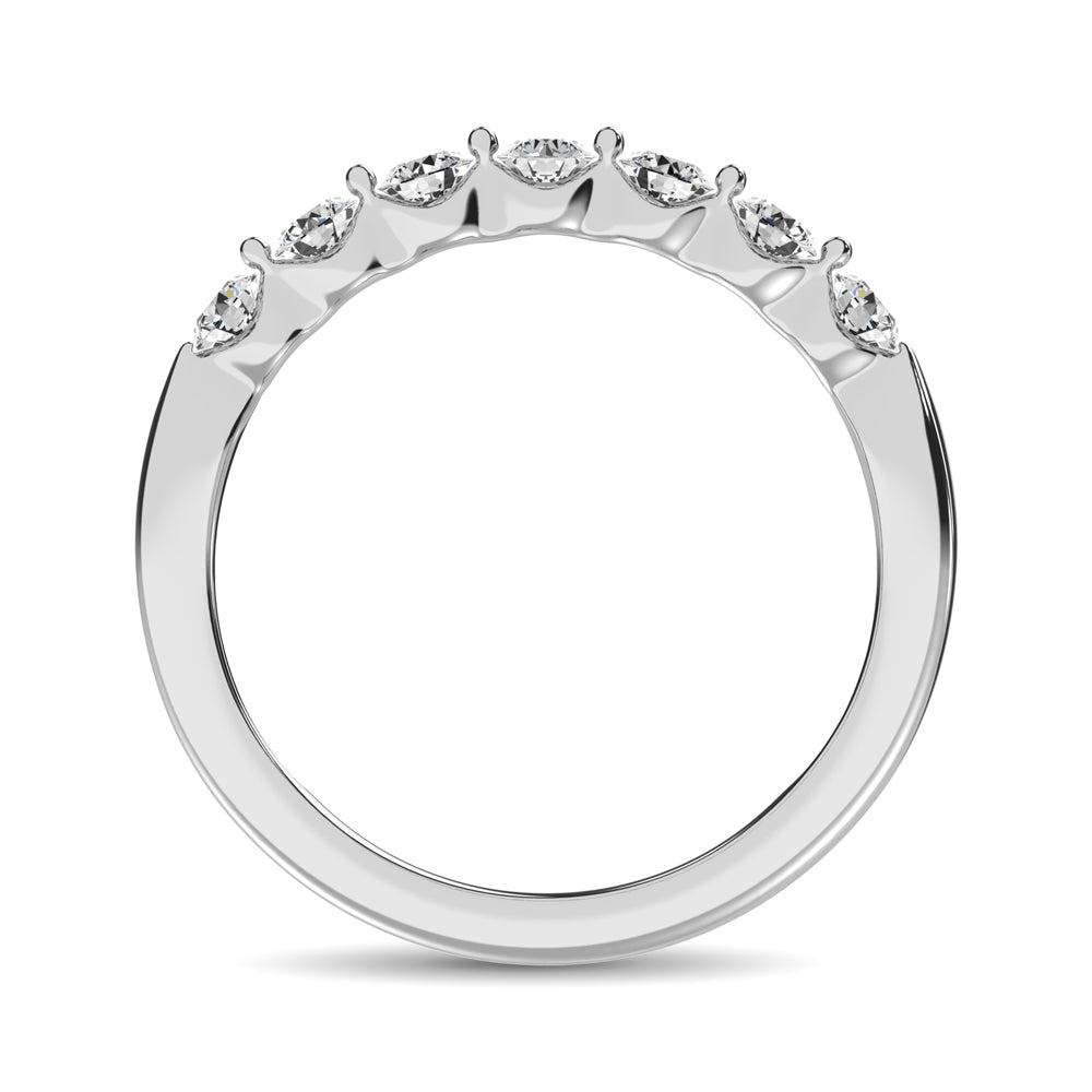 10K White Gold 1/2 ct. Diamond Ladies Band